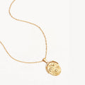 The Rising Lotus: 18K Gold Vermeil Medallion Necklace
